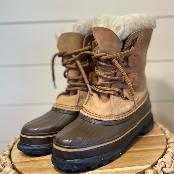 Sorel Alpine Boots Lined Winter Boots Size 6 - Picture 2 of 6